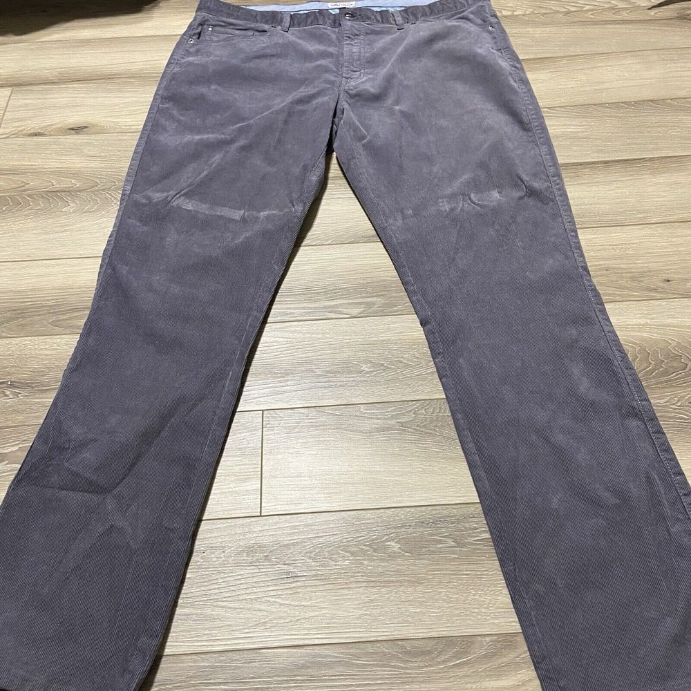Peter Millar Pants Mens‎ 40 Grey Corduroy Superior Soft 5 Pocket MF22B29 Preppy